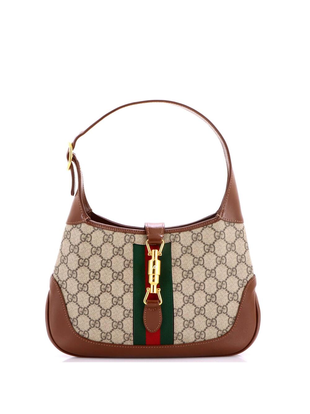 Gucci Jackie Hobo Gg Coated Canvas #377628G20B